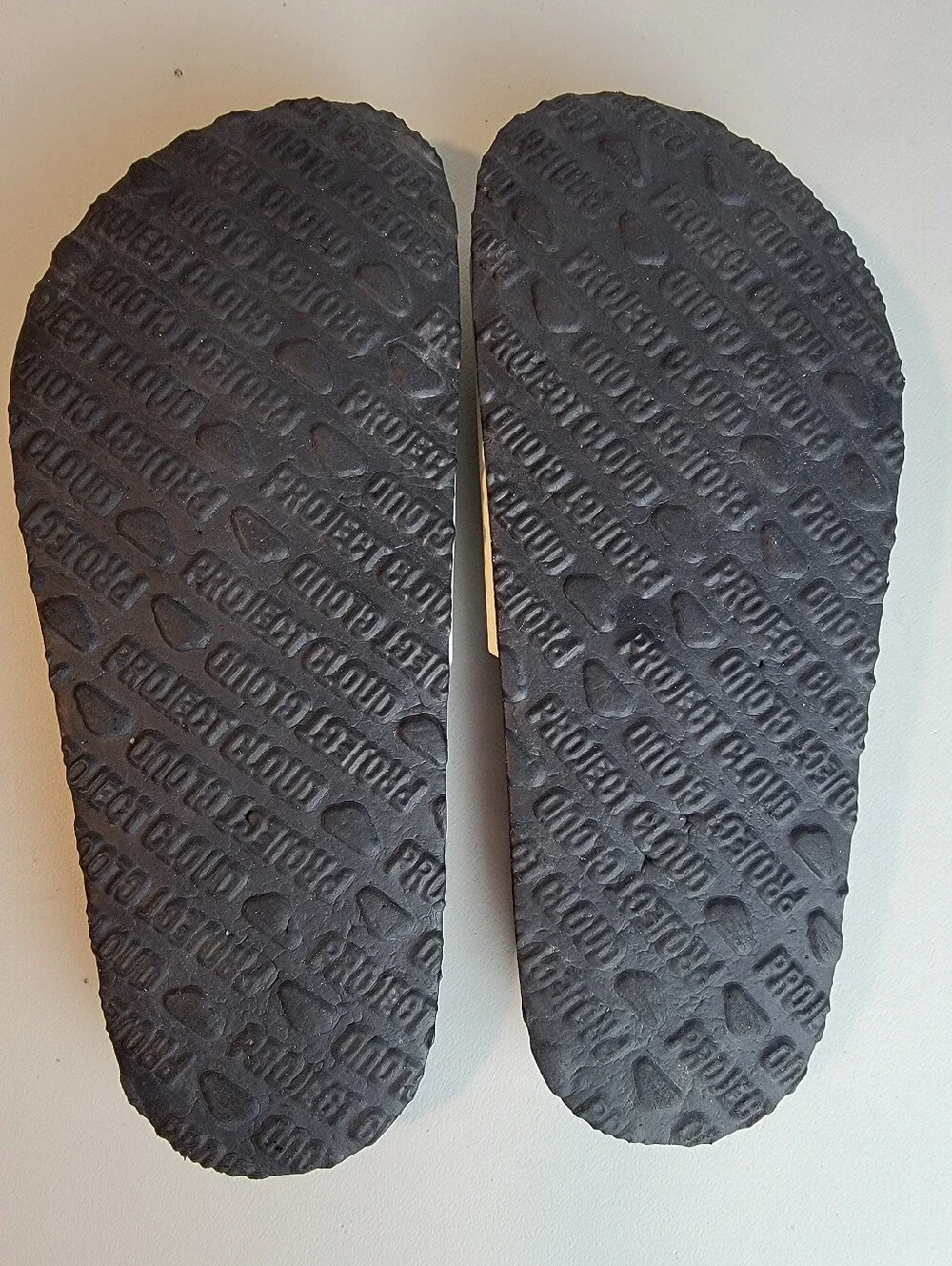 Project Cloud Mykonos Women Sandals Leather Upper & Insole Cream Size 5.5